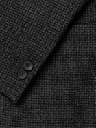 Mr P. - Checked Wool-Blend Bouclé Blazer - Gray