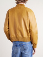 Givenchy - Leather Blouson Jacket - Brown