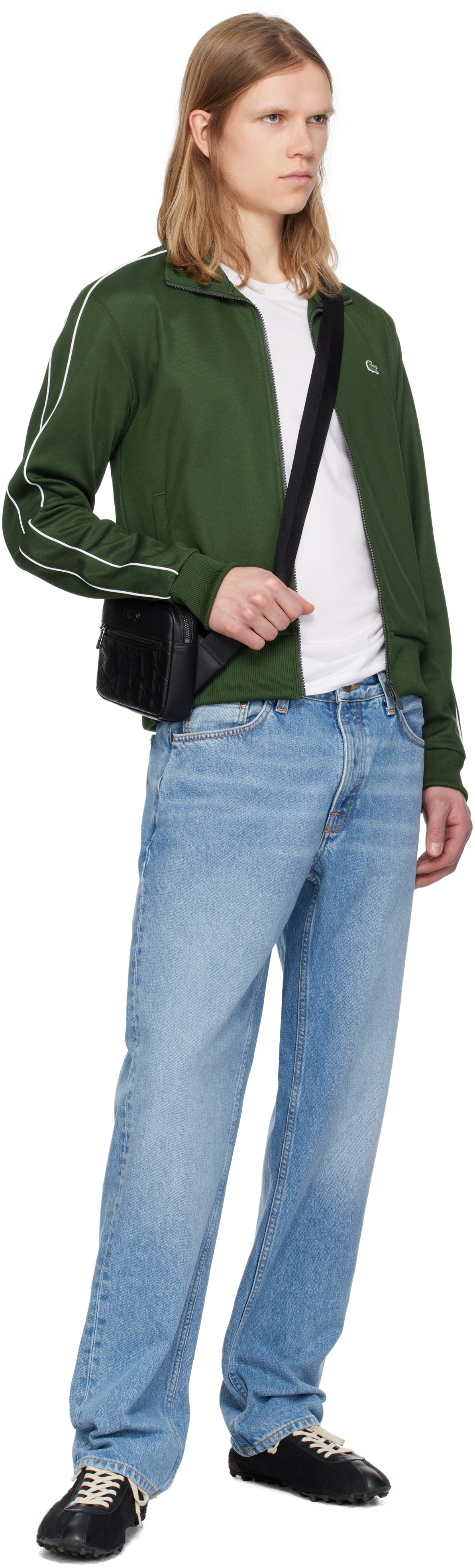 Lacoste Black Reporter Bag
