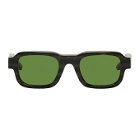 Enfants Riches Deprimes Tortoiseshell and Green Thierry Lasry Edition The Isolar 2 Sunglasses
