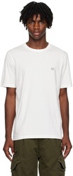 C.P. Company White Printed T-Shirt