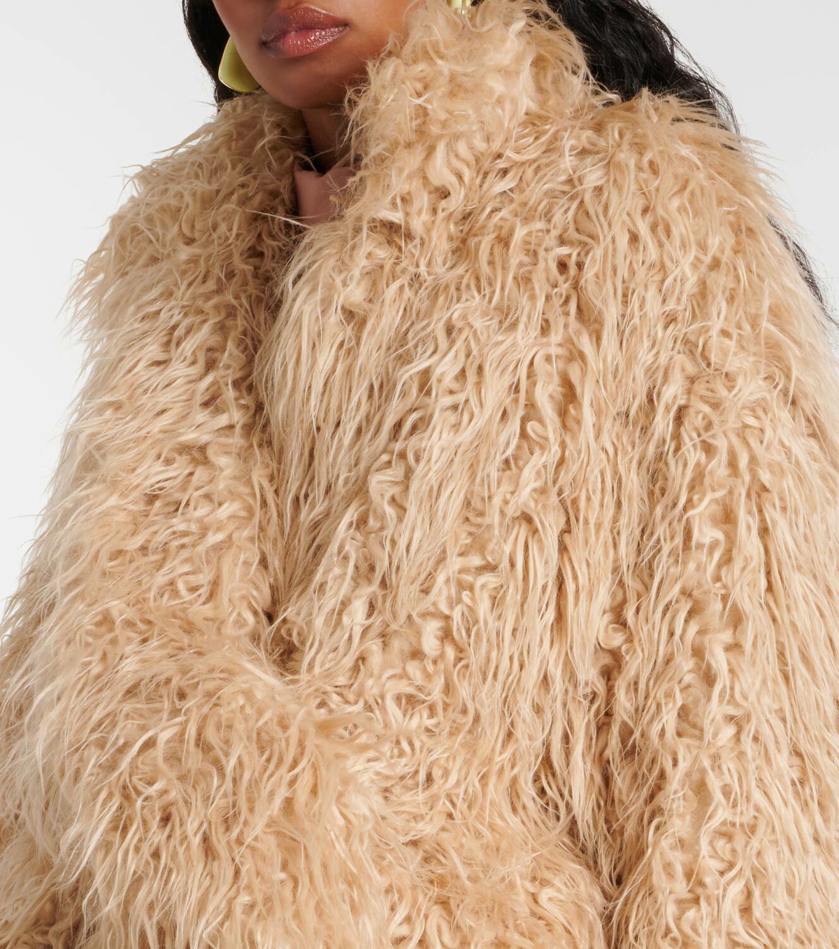 DRIES VAN NOTEN フェイクファーコート DRIES VAN NOTEN - 【hrc_mrg様専用】ドリスヴァンノッテン ナイロン