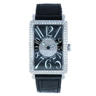 Franck Muller Long Island Quartz Diamond Black Dial Ladies Watch 952 QZ D 1P