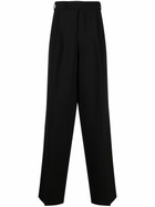 The Frankie Shop Black Beo Straight-Leg Trousers