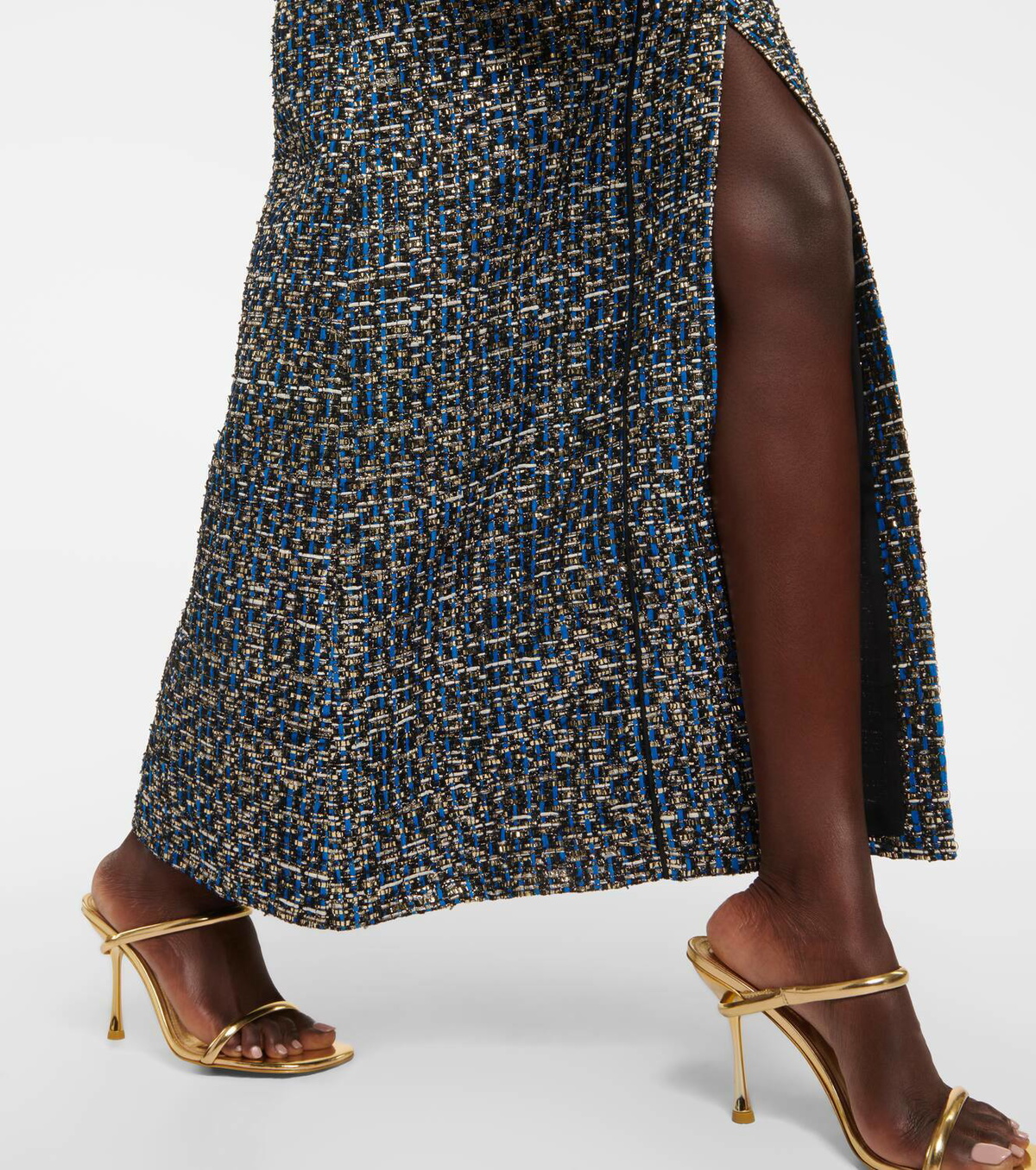 Giambattista Valli Tweed maxi dress