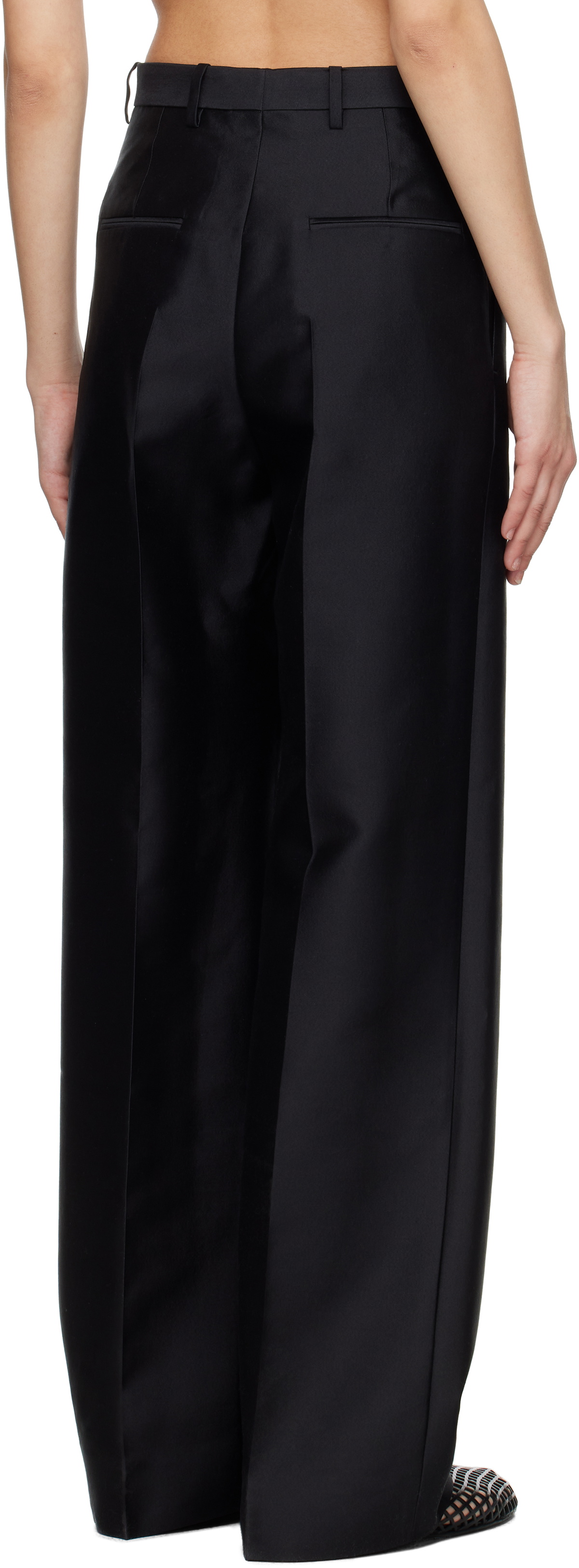 Carven Black Straight Trousers