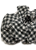 Hunza G Seersucker Scrunchie - Black - One Size