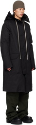 Rick Owens Black Porterville Megaparka Coat