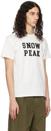 Snow Peak White Felted T-Shirt