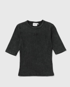 Gestuz DREW WASHED LOGO TOP Grey Womens Shortsleefe
