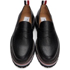 Thom Browne Black Hiking Penny Loafers