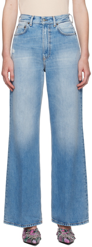 Photo: Acne Studios Blue Relaxed Fit 2022F Jeans