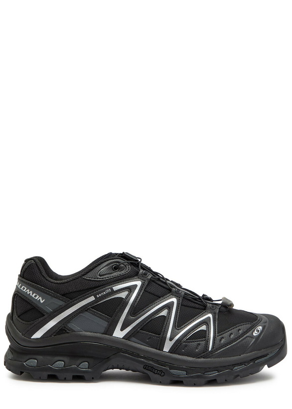 Photo: Salomon Xt-quest Panelled Mesh Sneakers Black