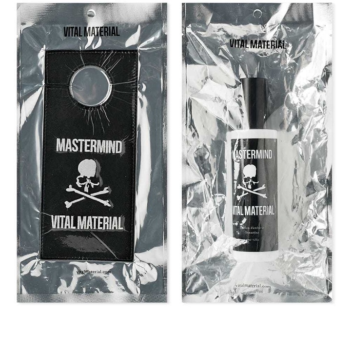 Photo: MASTERMIND WORLD x Vital Material Room Spray & Fragrance Tag
