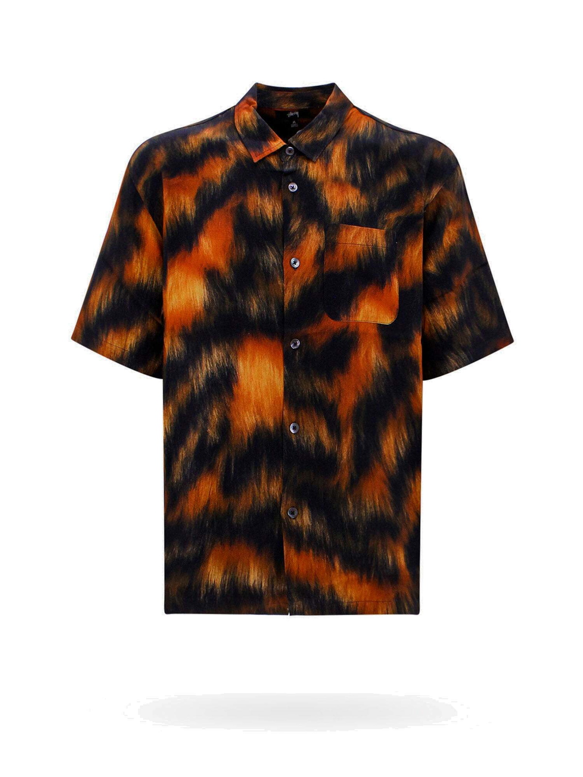 Stüssy - Contrast Pick Stitched Shirt in Black Stussy