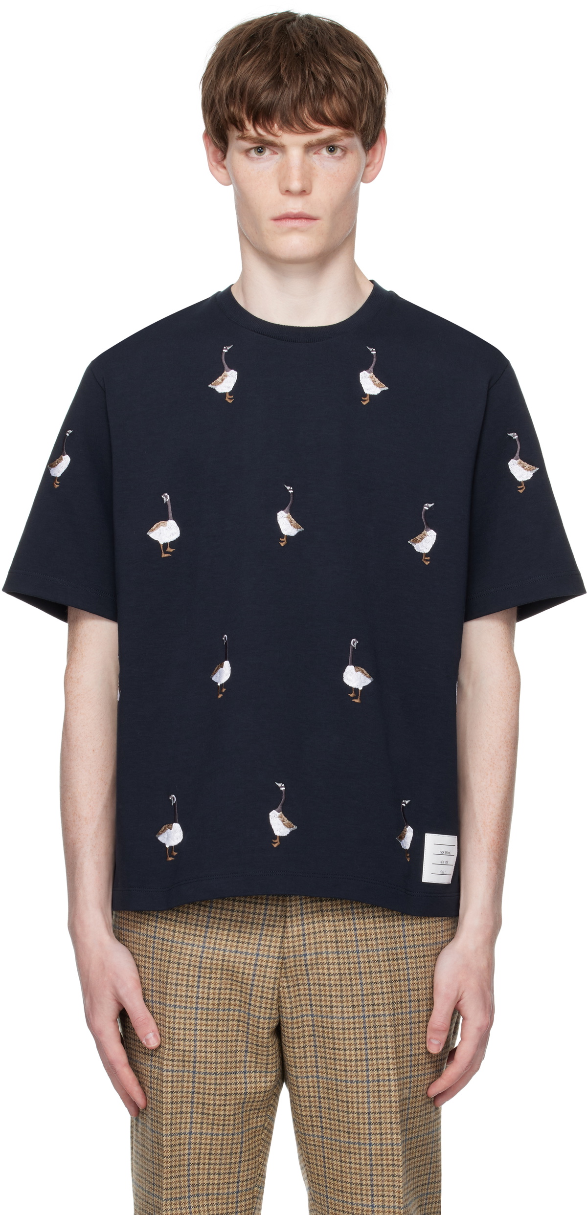 THOM BROWNE☆バックストライプ 半袖 Tシャツ NAVY MENS THOM BROWNE☆バックストライプ 半袖 Tシャツ NAVY MENS