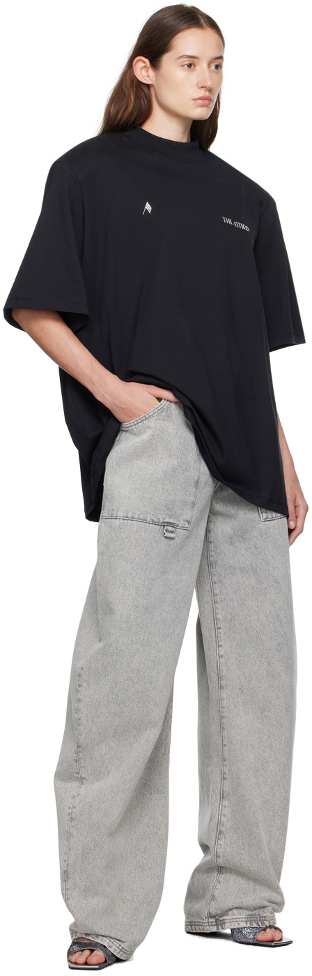 The Attico Black Kilie T-Shirt The Attico