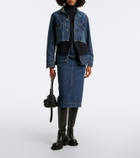 Sacai Paneled denim jacket