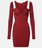 Nensi Dojaka Cutout knitted minidress