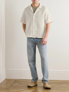 FRAME - Camp-Collar Cotton Shirt - Neutrals