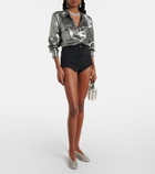 Self-Portrait Denim shorts