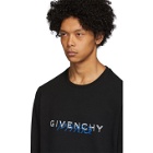 Givenchy Black Calligraphic Print Sweatshirt