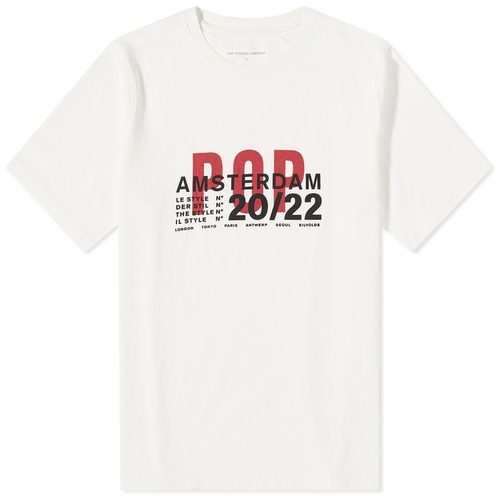 Photo: POP Trading Company Stijl Logo Tee