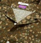 nonnative - Camp-Collar Printed Voile Shirt - Brown