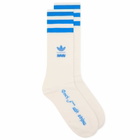 Adidas Women's by Avavav Socks - 3 Pack in White/Black/Scarlet/Bluebird