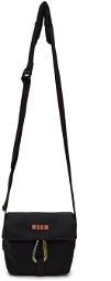 MSGM Black Logo Camera Bag
