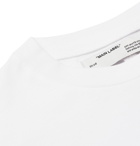 Off-White - Logo-Print Cotton-Jersey T-Shirt - White