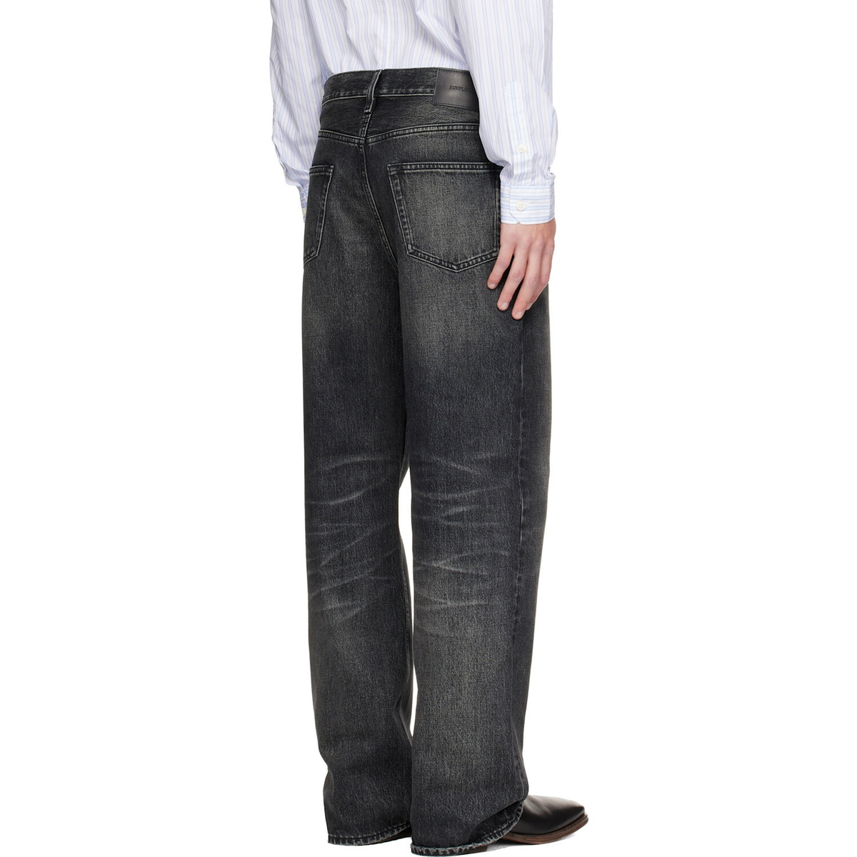 Sunflower Black Relaxed Boot Jeans