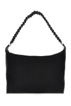 Kara Black Fabric Xxxl Lattice Shoulder Bag