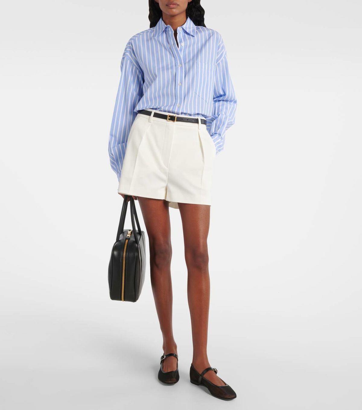 Sportmax Unico 12 cotton-blend bermuda shorts
