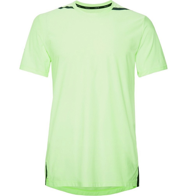 Photo: Nike Training - Tech Pack Perforated Dri-FIT T-Shirt - Yellow