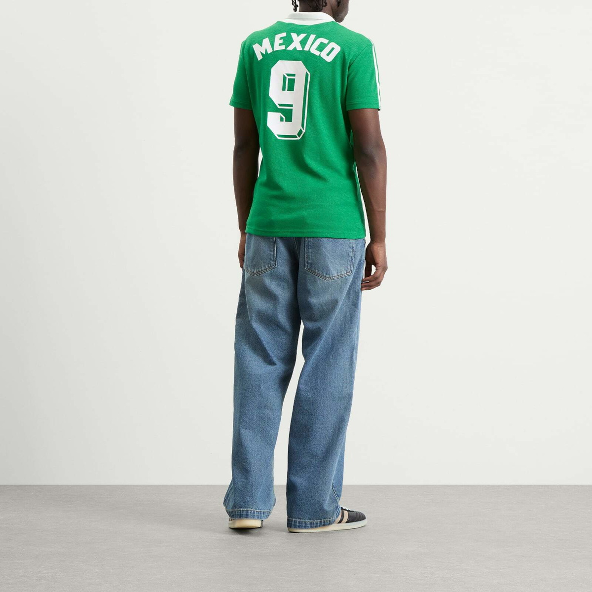 Adidas Men's Mexico 1986 Home Jersey Top in Green adidas