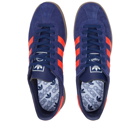 Adidas Men's Munchen Sneakers in Dark Blue/Solar Red