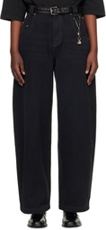 WILLY CHAVARRIA Black Bad Girl Jeans