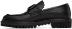 Valentino Garavani Black VLogo Loafers