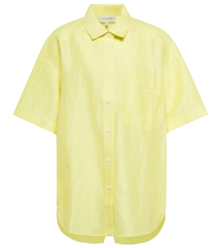 Photo: Lee Mathews Sparrow linen-blend shirt