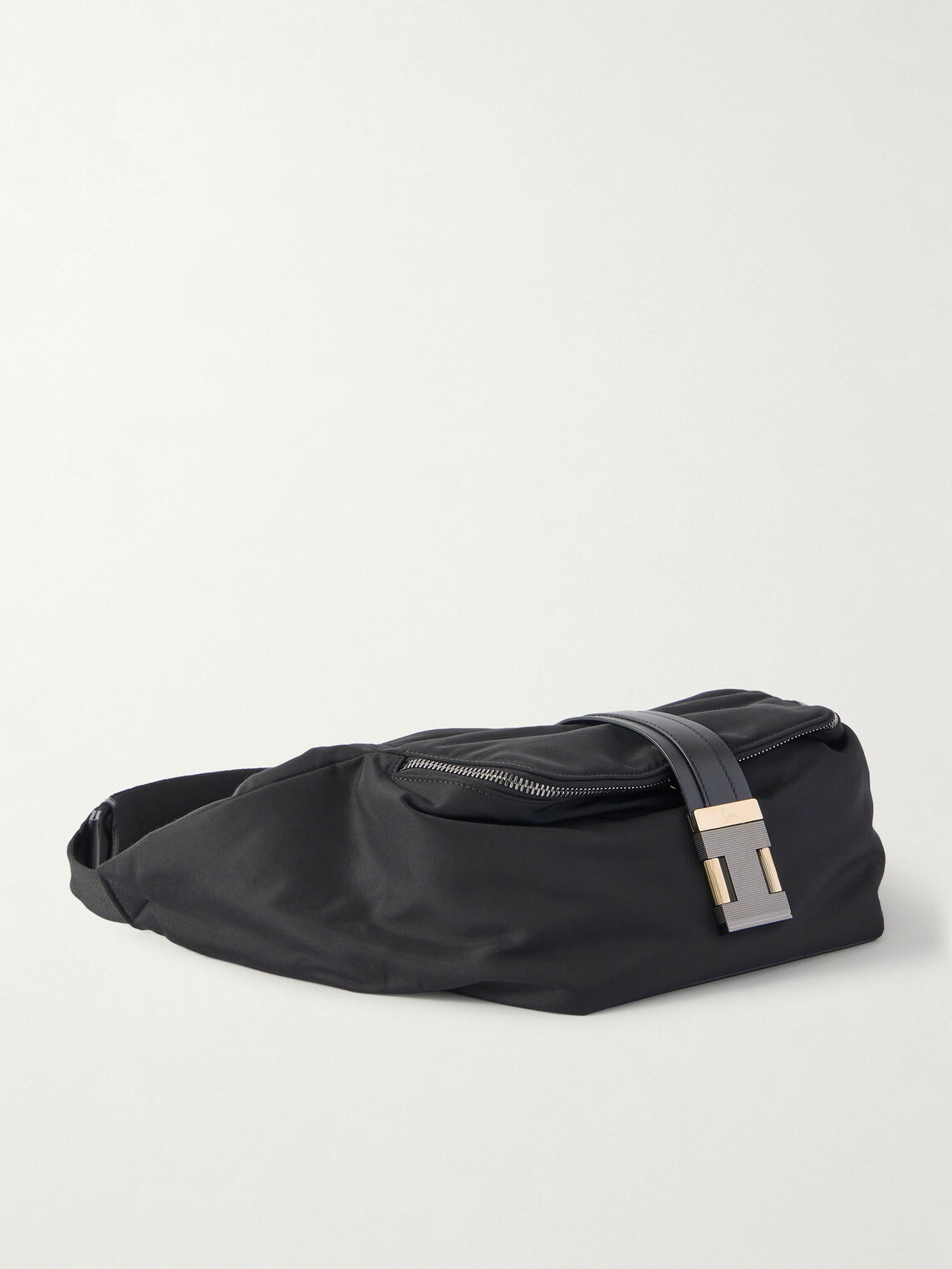 Christian Louboutin - Nox Leather-Trimmed Nylon Belt Bag