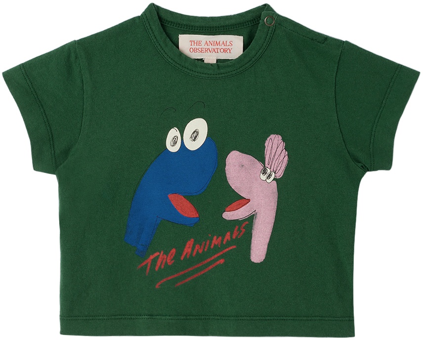 Photo: The Animals Observatory Baby Green Rooster Muppets T-Shirt