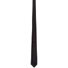 Givenchy Black and White Silk Signature Tie