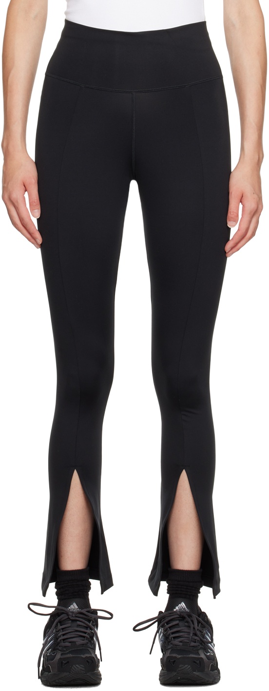 Adicolor recycled leggings with split bottoms and high waist, black, Adidas  Originals