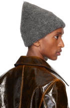 Séfr Gray Fuzzy Beanie