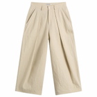 YMC Women's Deadbeat Linen Trousers in Stone