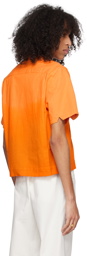 Winnie New York Orange Patch Pocket Shirt