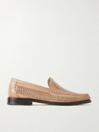 Brunello Cucinelli - Woven Leather Loafers - Brown