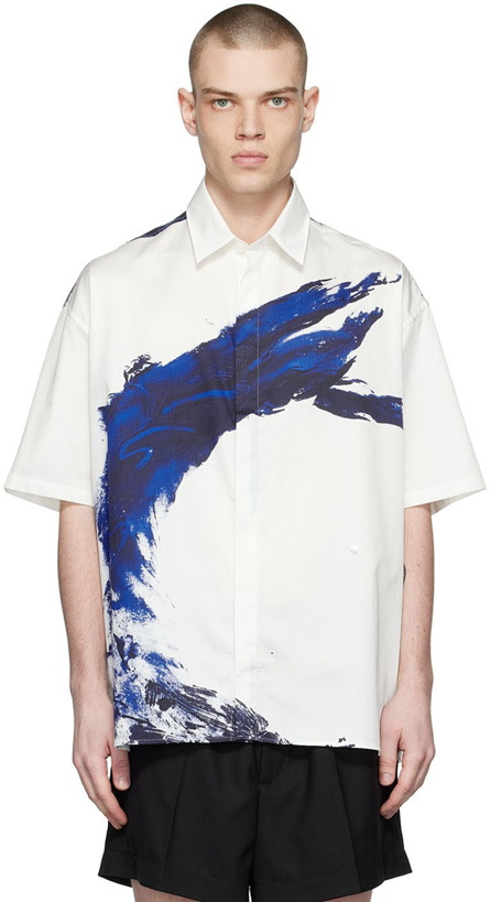 Photo: Études White Yves Klein Edition Illusion Shirt