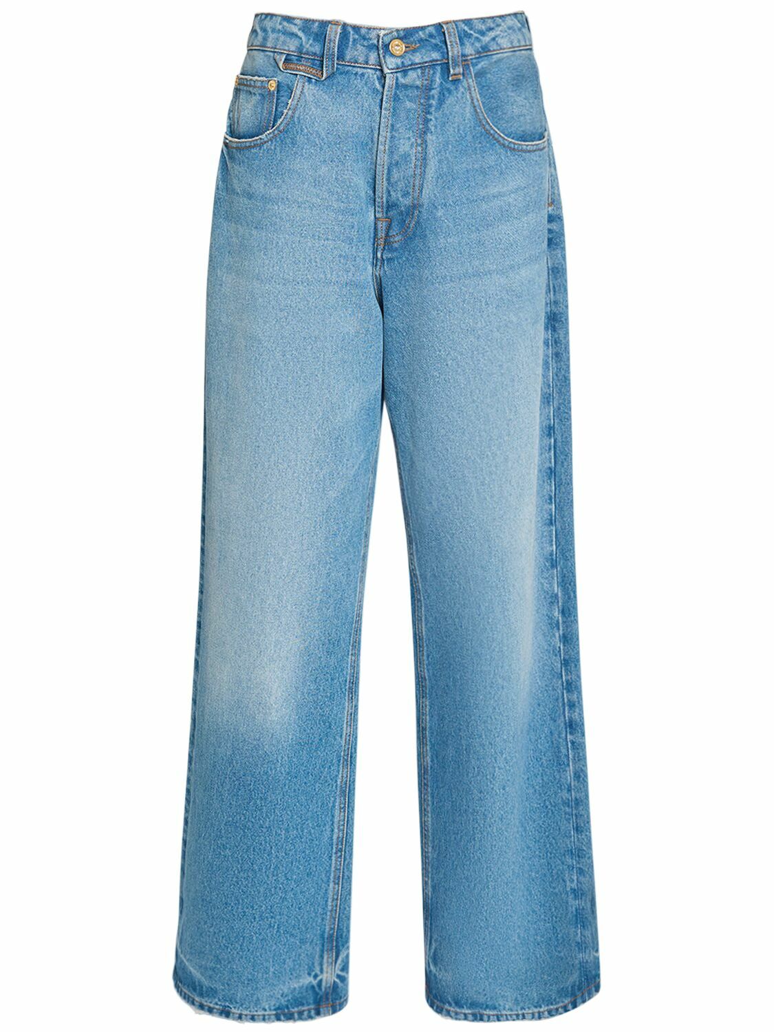 JACQUEMUS - Le De-nîmes Large High Rise Wide Jeans Jacquemus